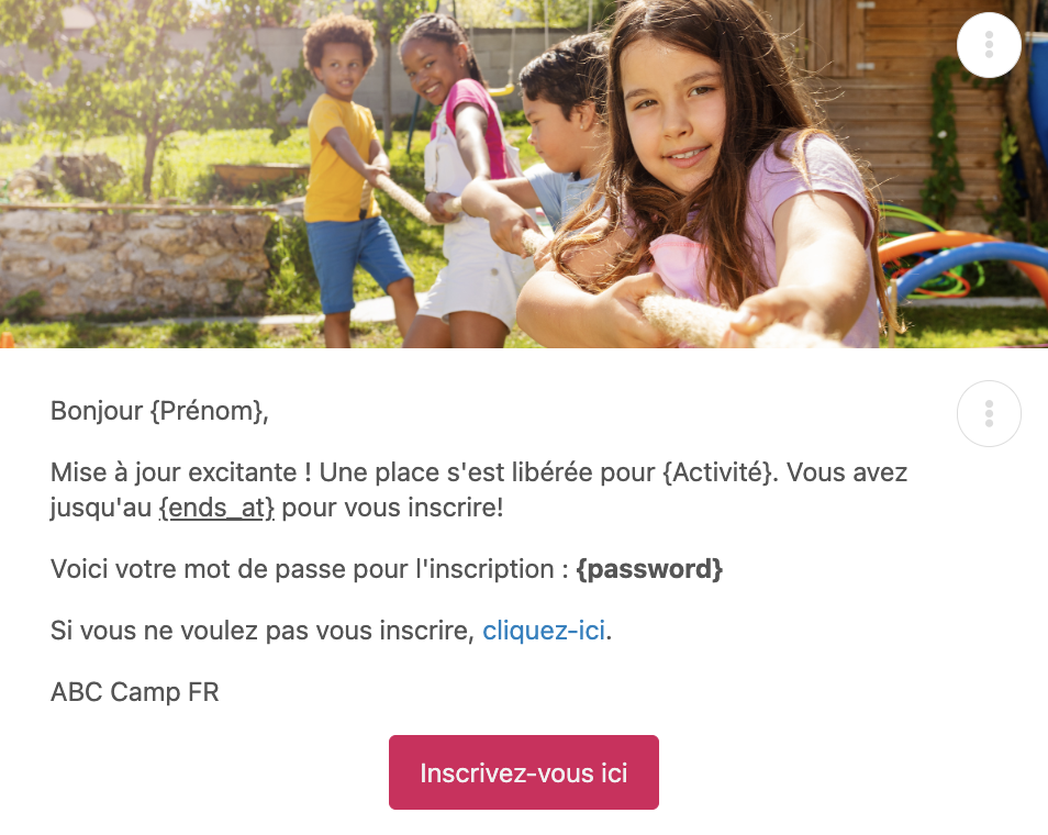 Gestion des listes d'attente