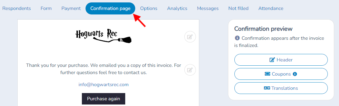 Payment forms — illustration