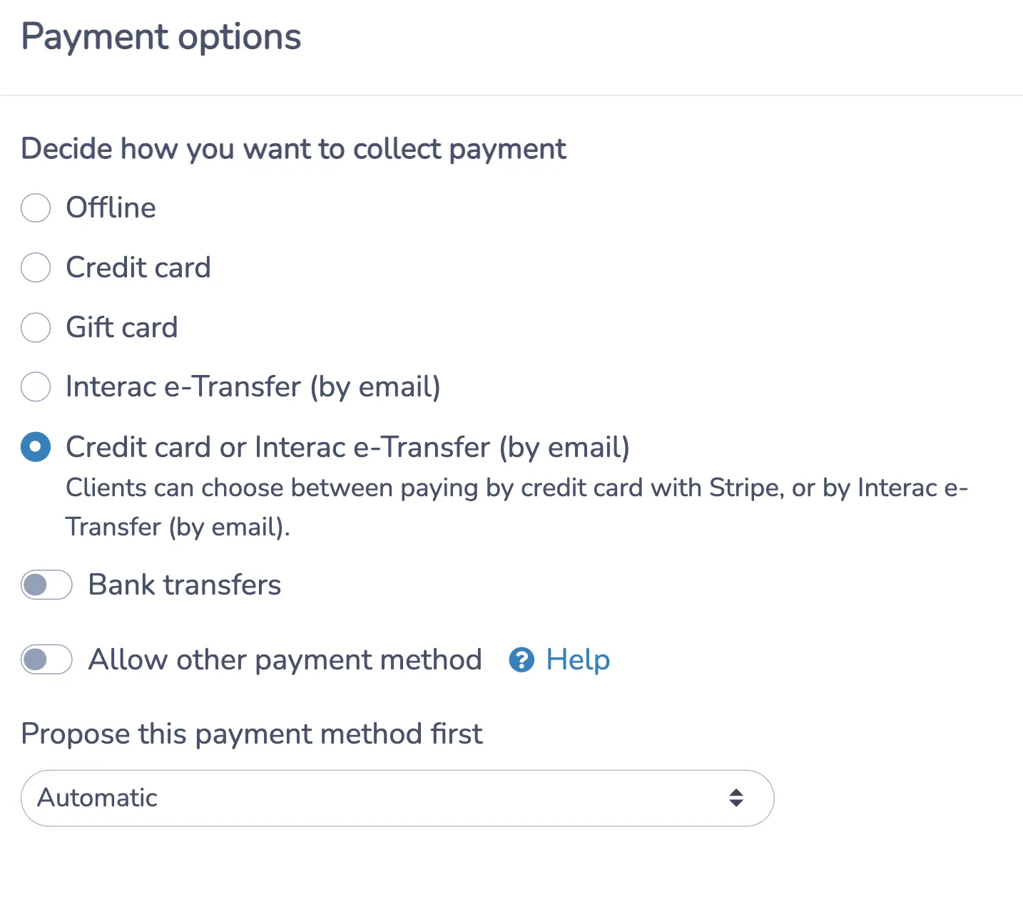 Add payment options for your hockey school