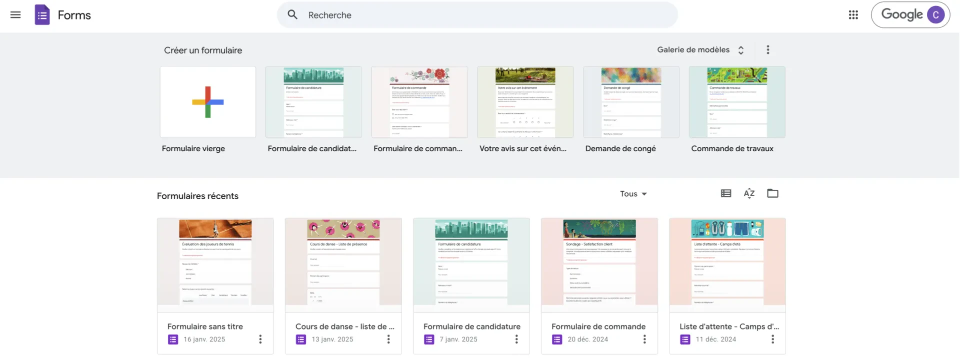 GoogleForms