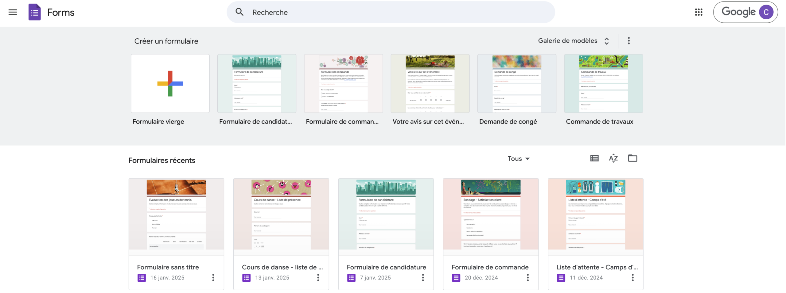 GoogleForms
