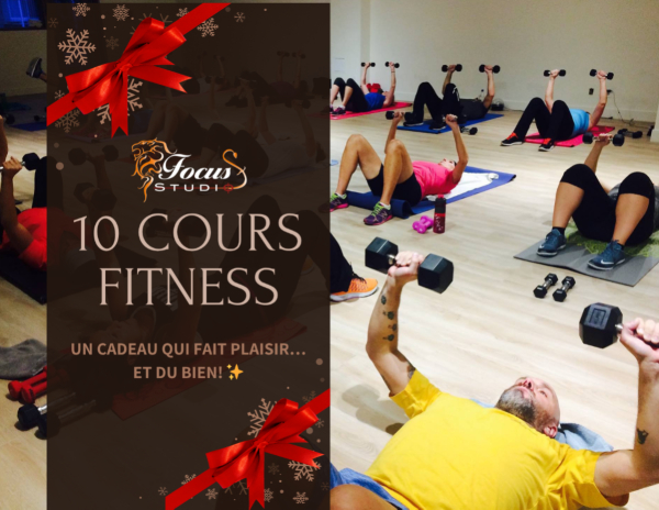 Carte-Cadeau -  10 cours FITNESS