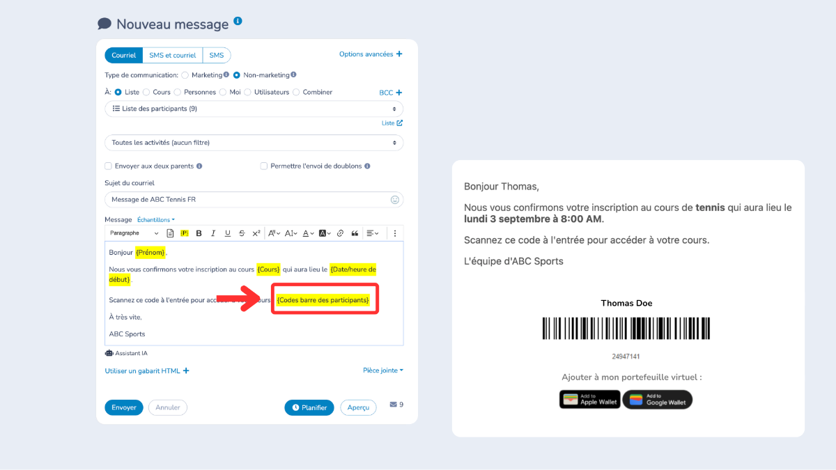 code-barres-Activity-Messenger