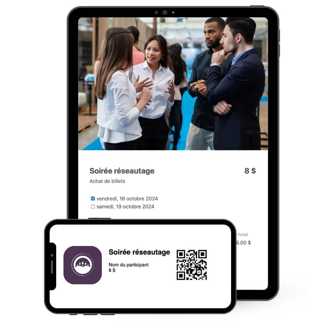 Vente de billets pour OBNL