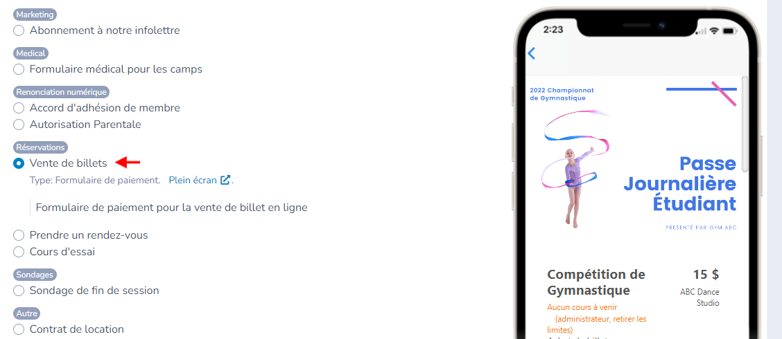 Vendre des billets en ligne pour vos événements — illustration
