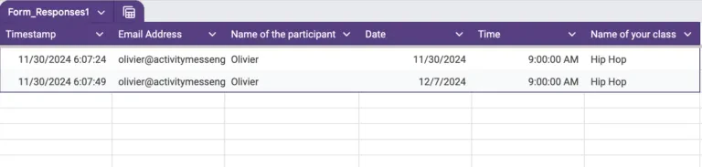 Access and Analyze Responses