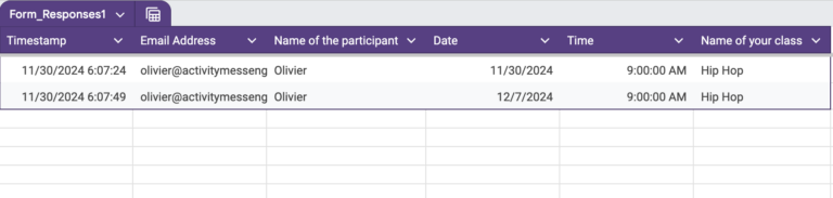 Access and Analyze Responses