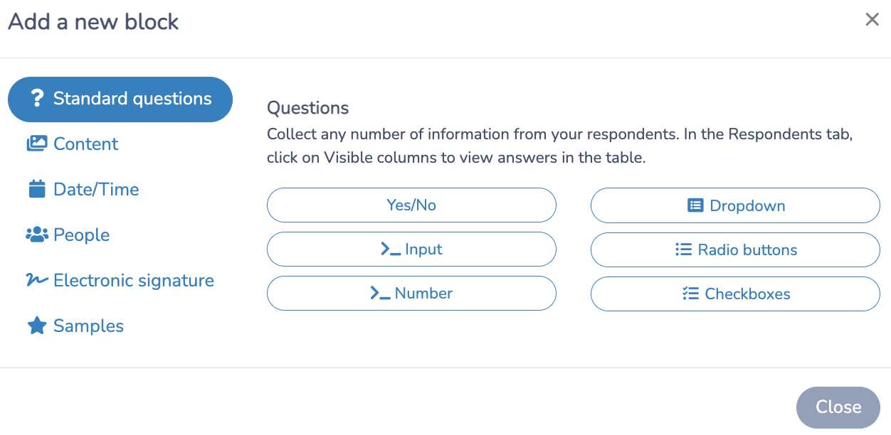 Add Content and Conditions