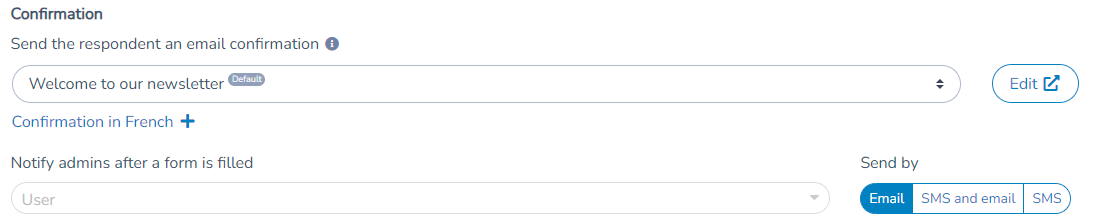 Building a list of subscribers using a form and landing page — illustration