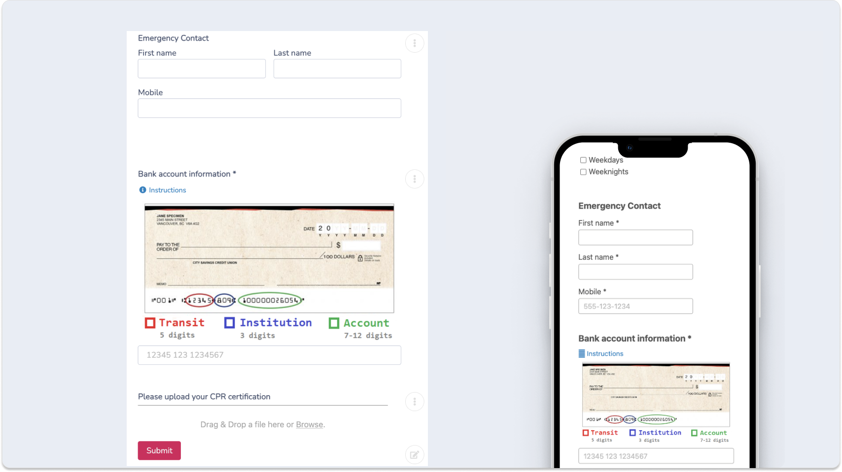Mobile-Friendly Forms