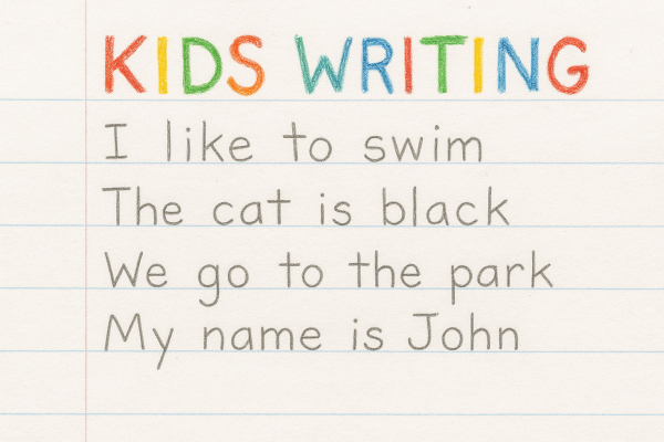 Kids Writing