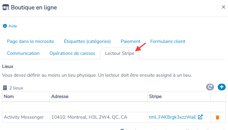 Configurer votre boutique en ligne — capture d’écran