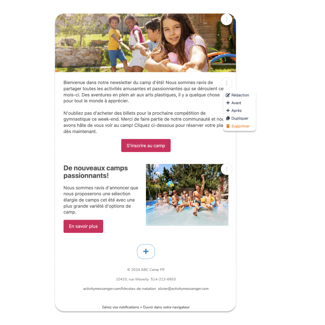 Envoi marketing ciblé