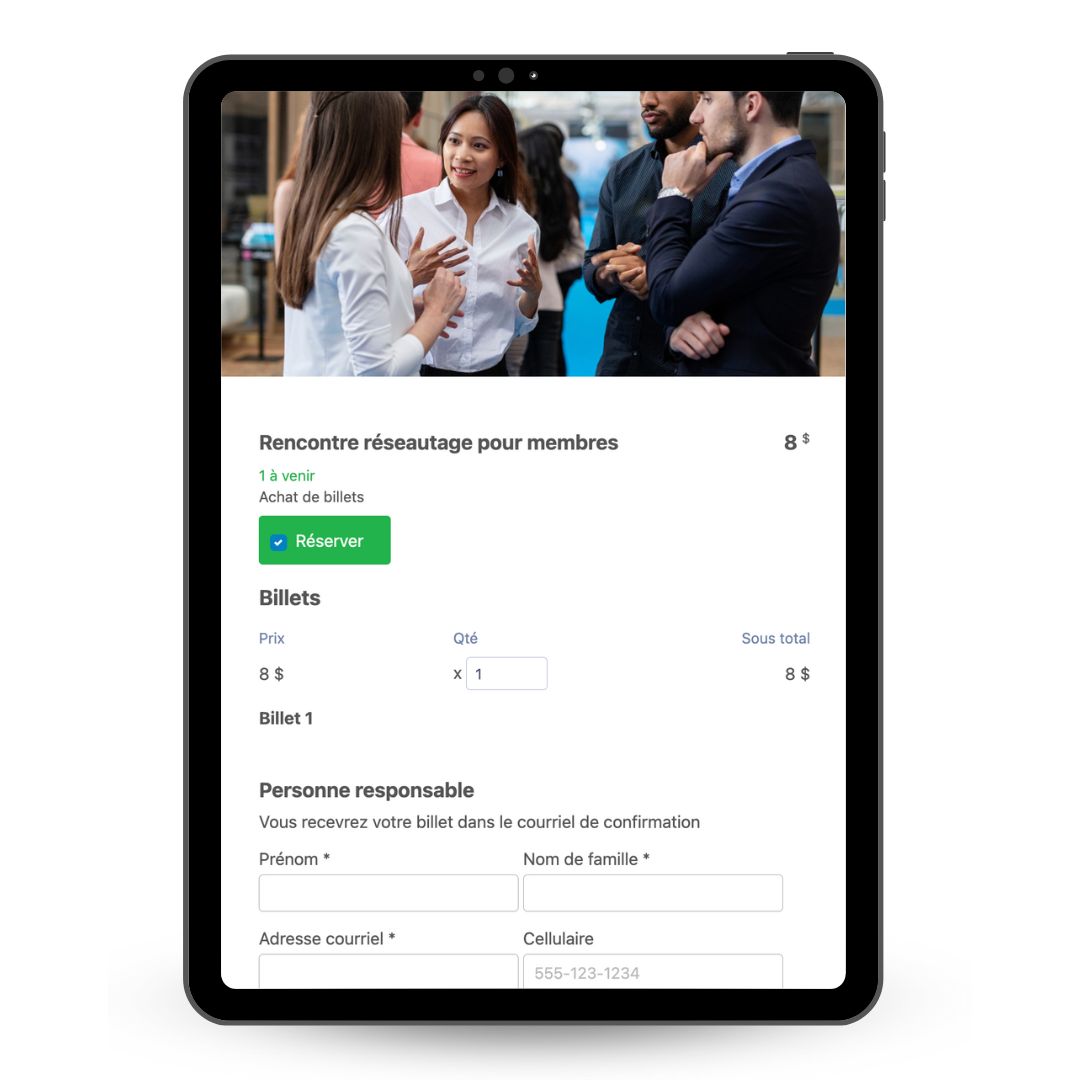 Billetterie en ligne pour vos événements et conférences