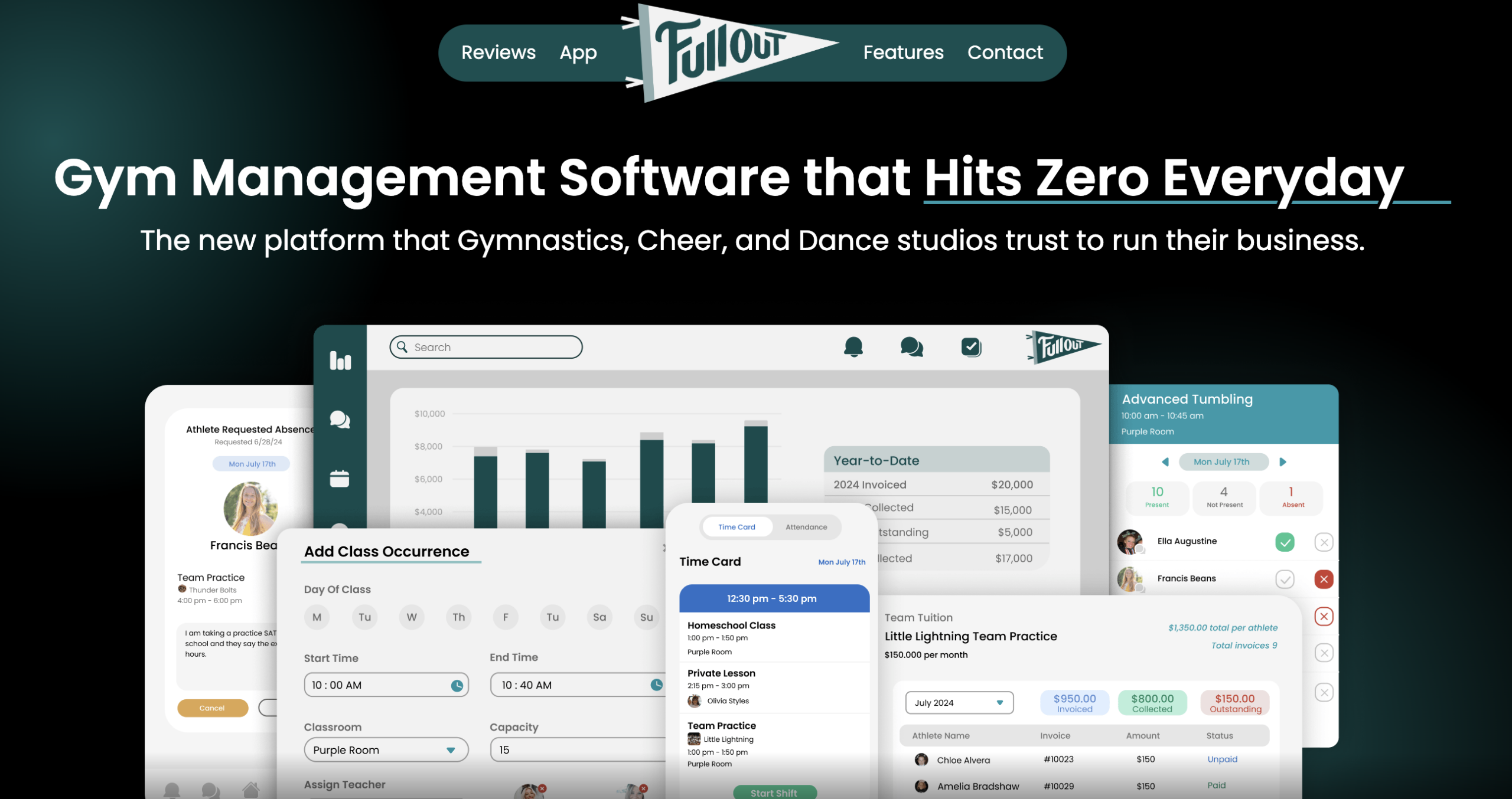 Fullout as the best gymnastics software: see what this new software is all about.