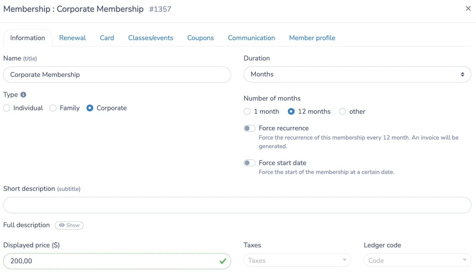 Flexible Membership Options