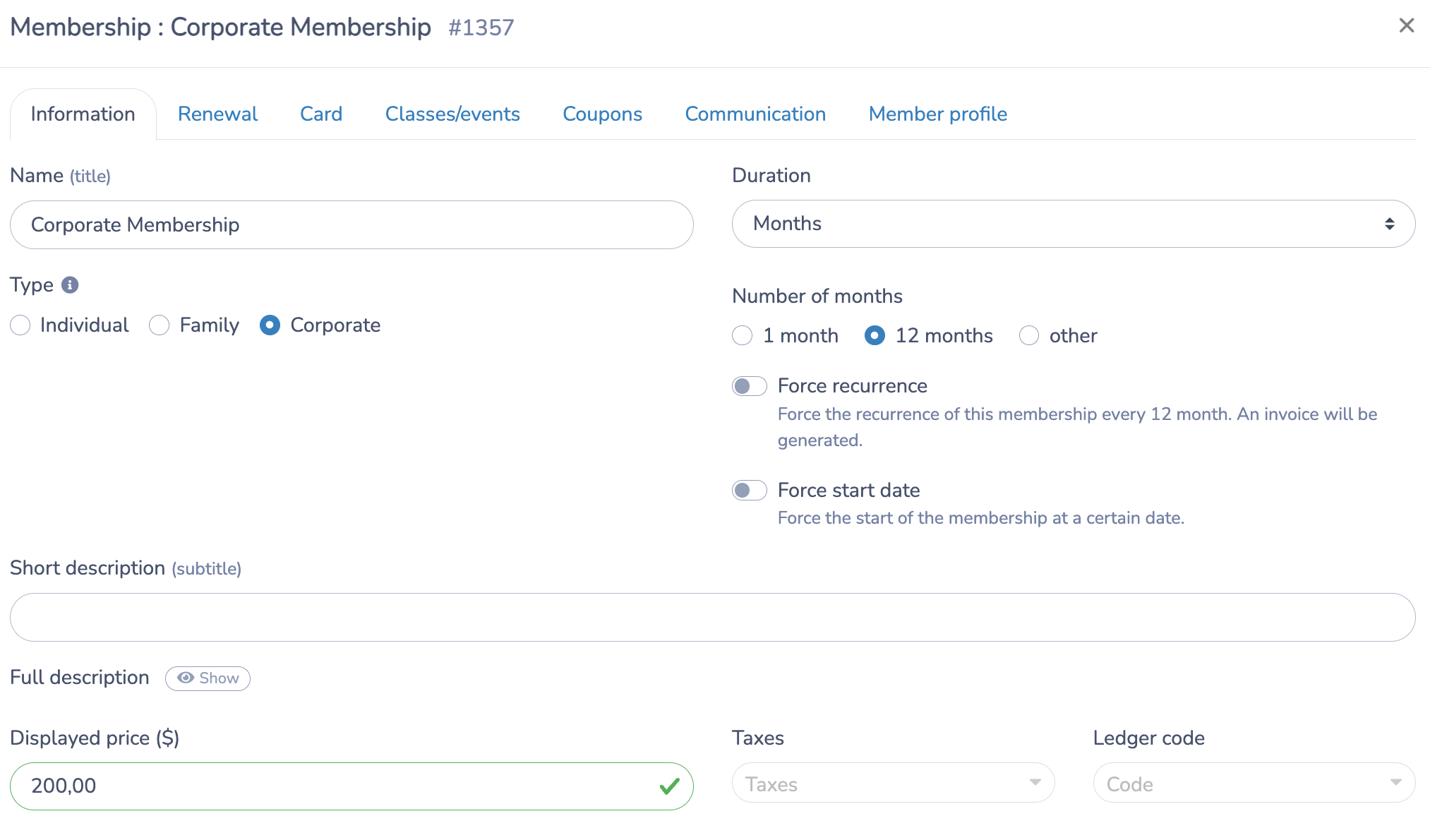 Flexible Membership Options