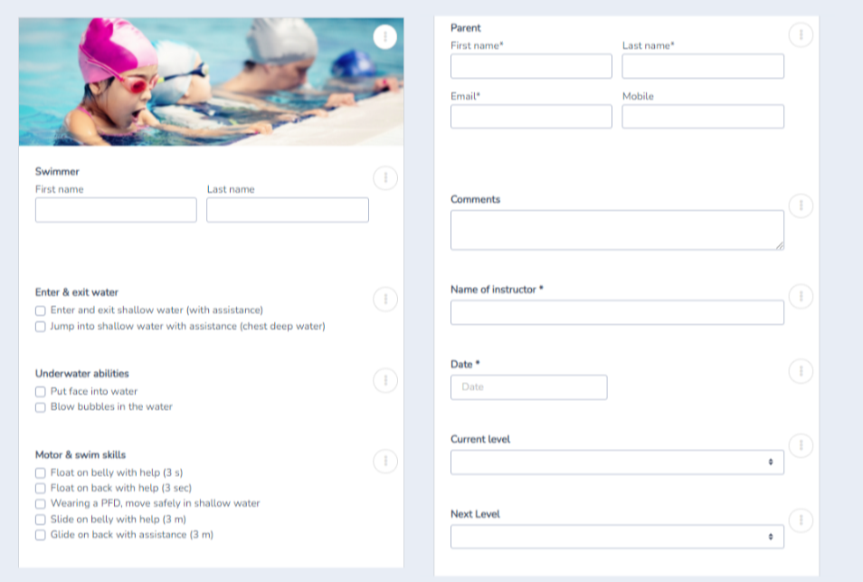Evaluation forms — illustration
