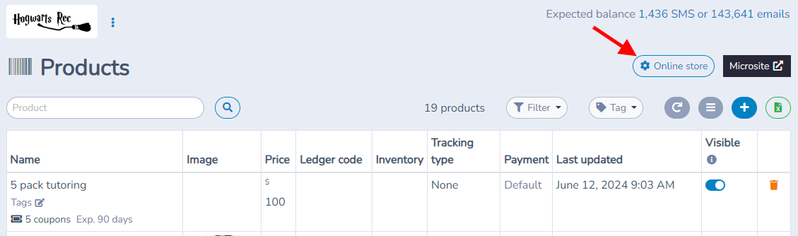 Set Up Your Online Store — screenshot