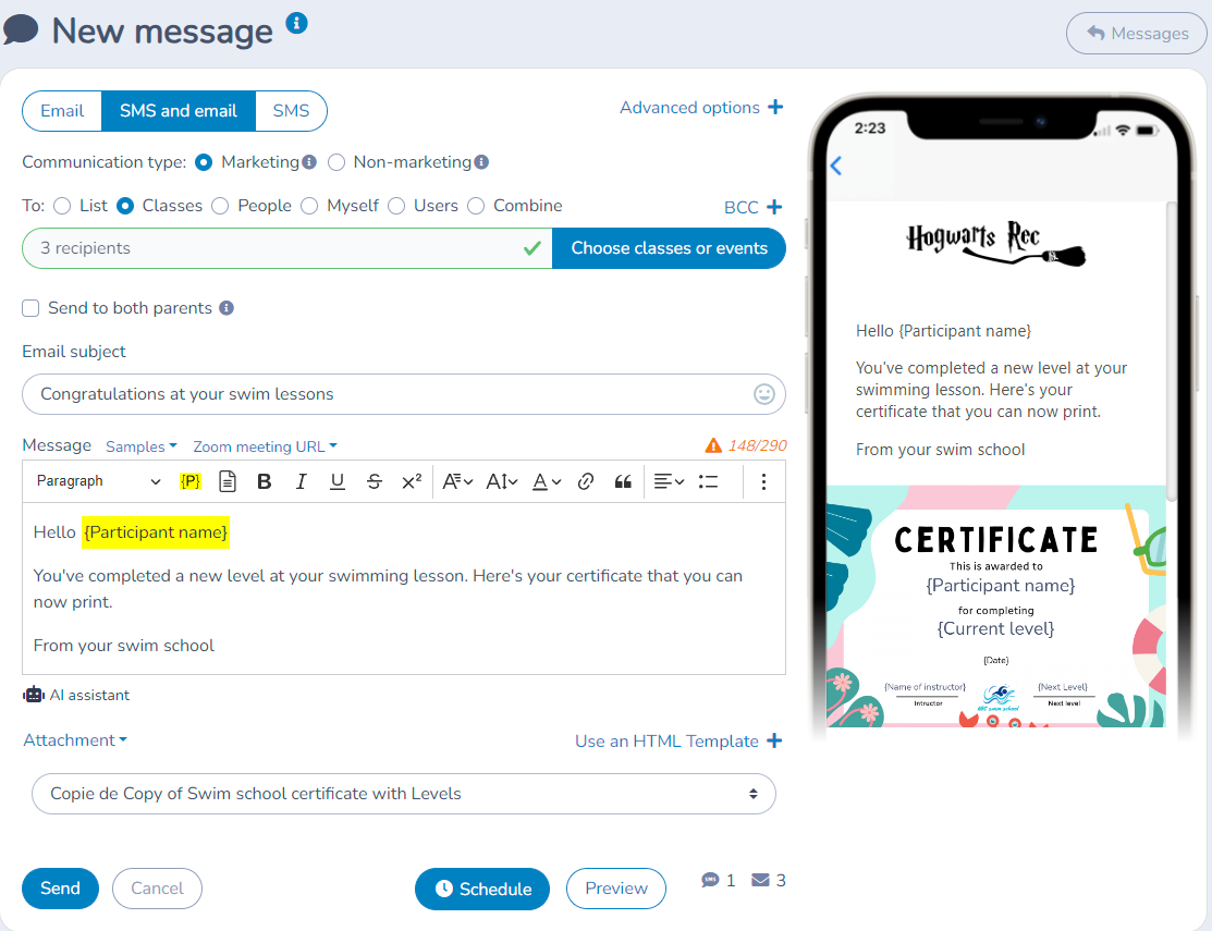 Activity Messenger Help | Generate certificates in bulk | Activity ...