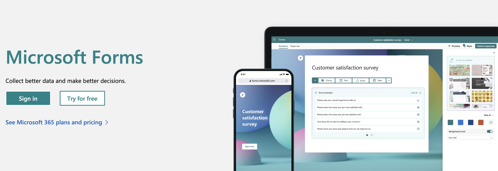 Alternative to microsoft forms