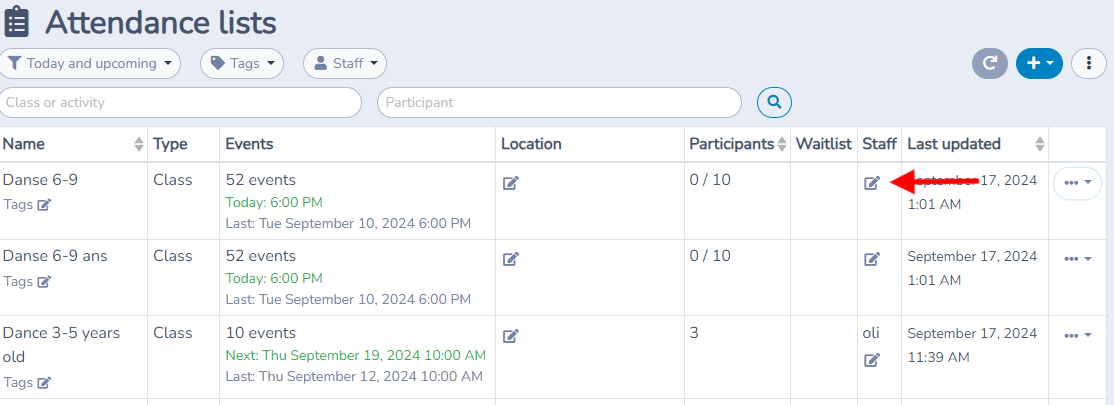 Attendance tracking — illustration