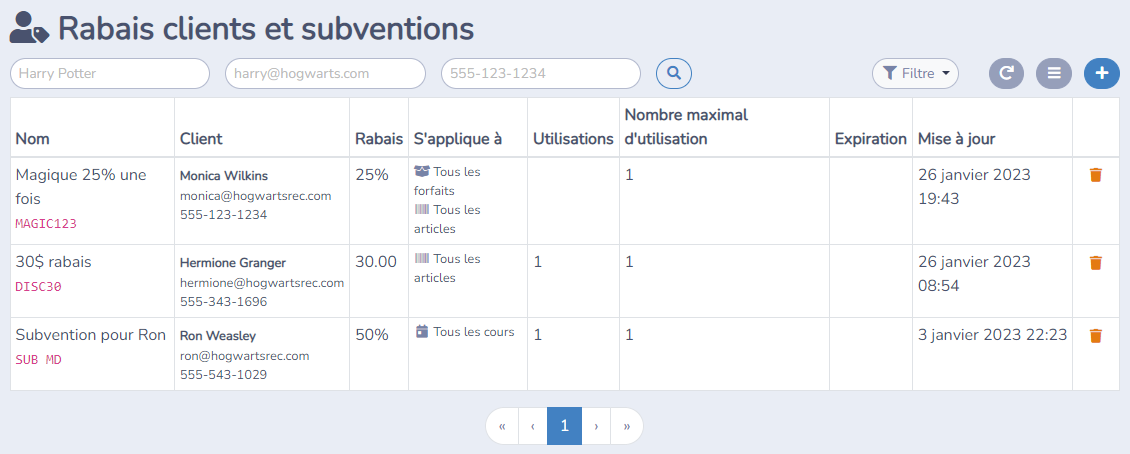 Rabais: codes promotionnels, subventions, coupons, formulaires sur mesures et pro rata — illustration