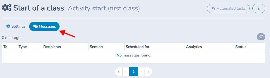 Class reminder — illustration