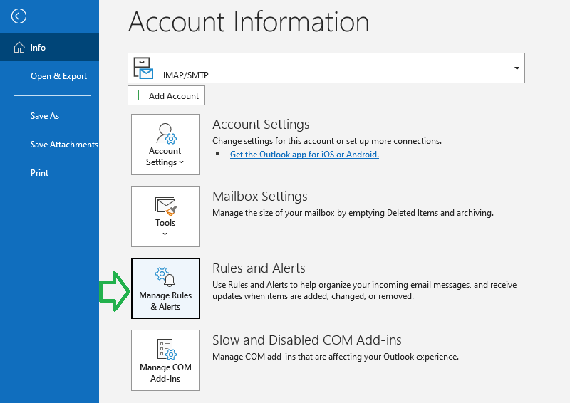 Configuring Outlook or Gmail to forward Interac e-Transfer emails — illustration