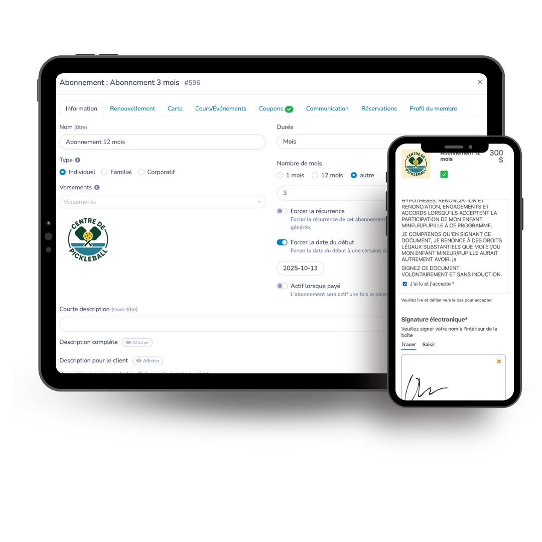 Gestion des membres