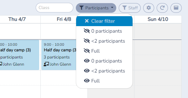 Staff calendar — illustration