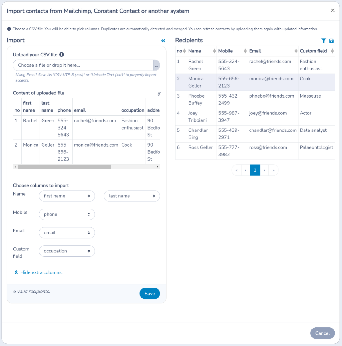 Migrating from Mailchimp or Constant Contact — illustration