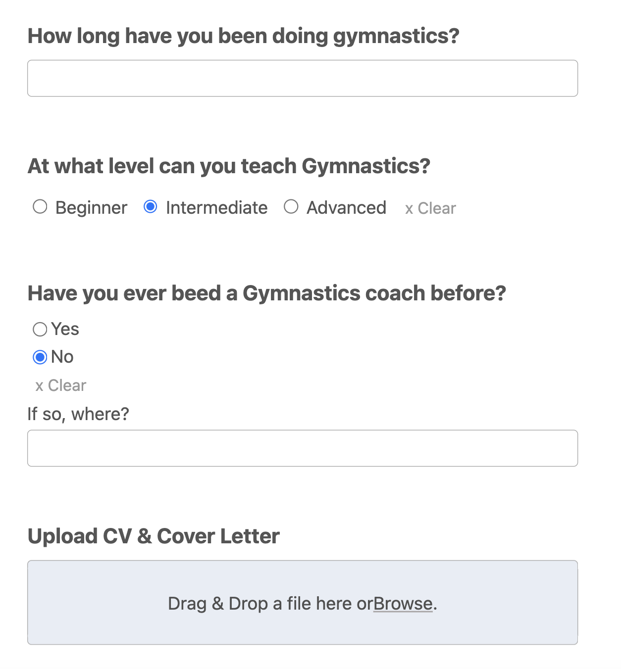 Include questions to better understand candidates