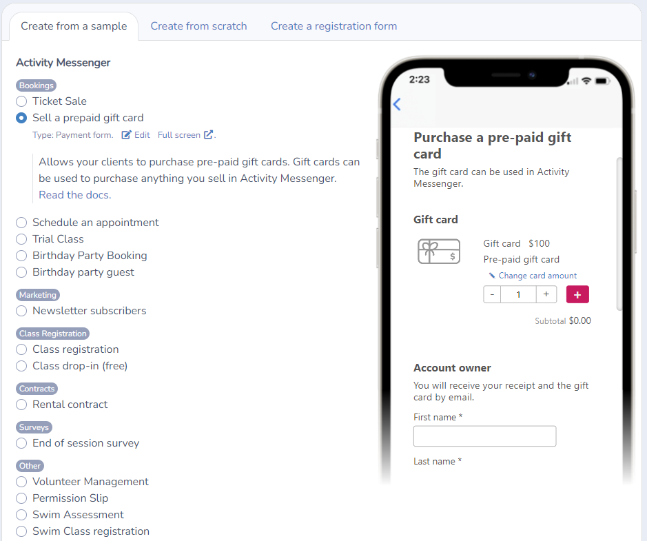 Gift cards — illustration