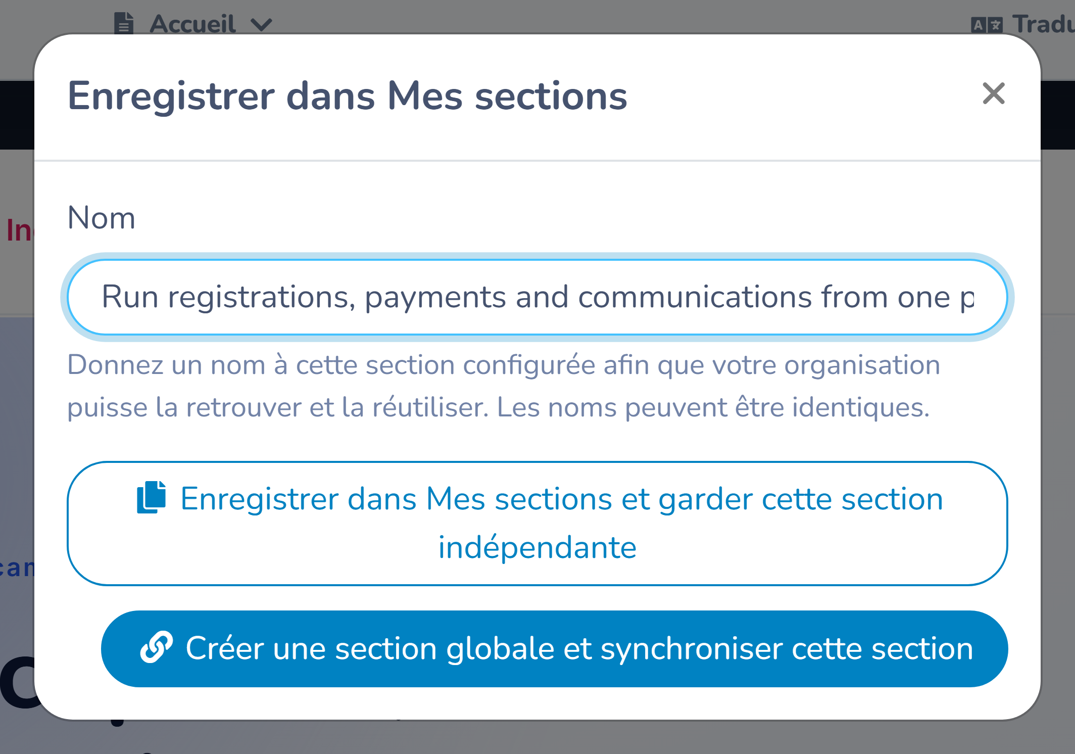 Choisir entre une copie indépendante réutilisable et une section globale synchronisée