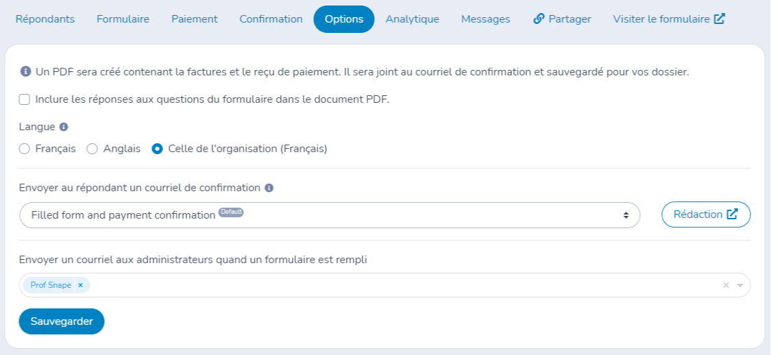 Formulaires de paiement — illustration