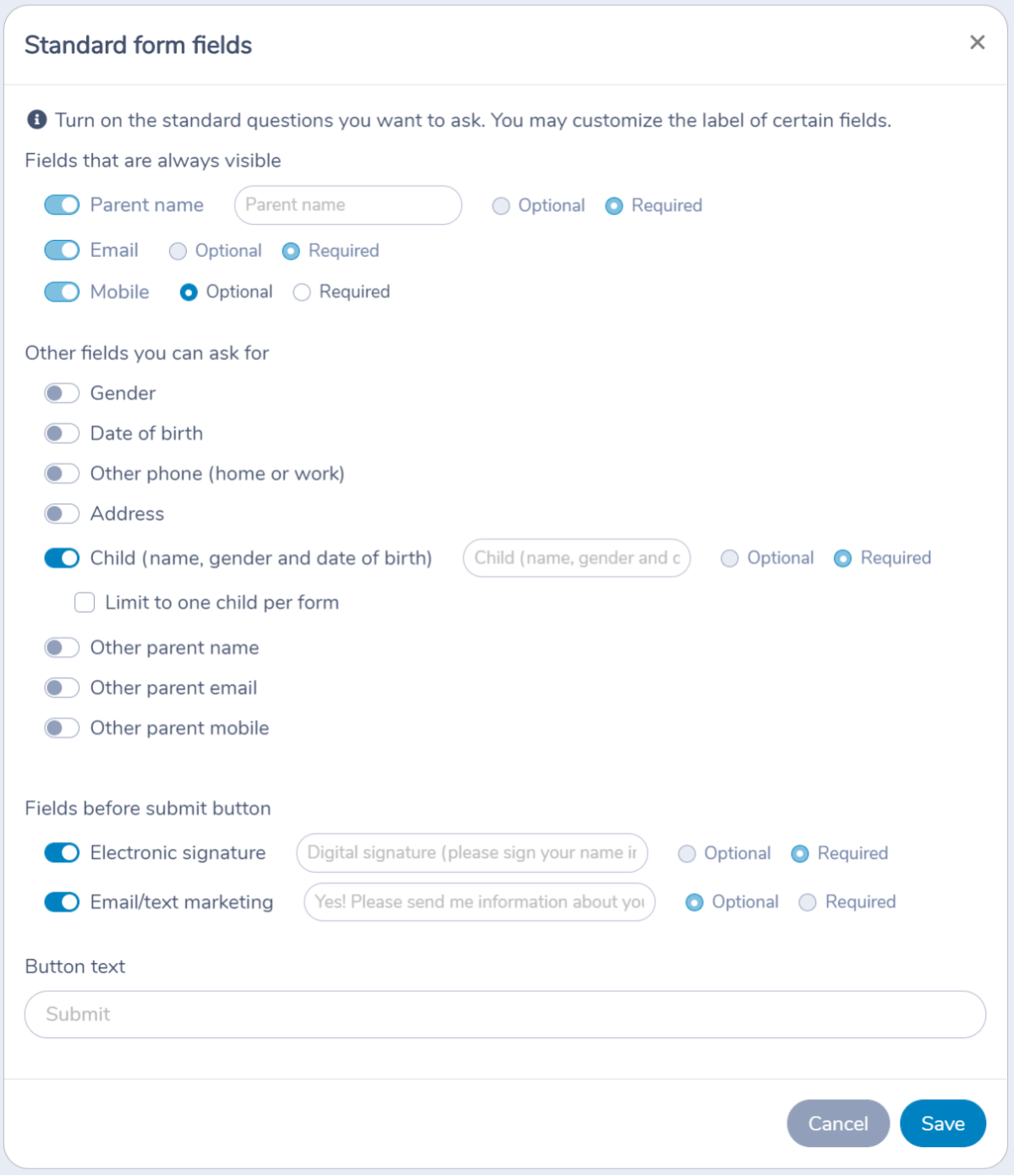 Building waivers to capture consent with electronic signatures — illustration