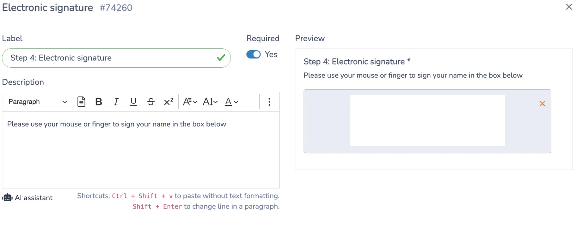 Include a digital signature on your Swim Lesson Liability form