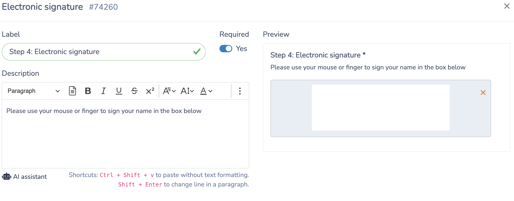 Include a digital signature on your Swim Lesson Liability form