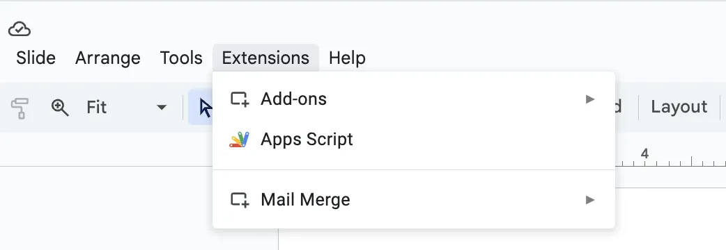 Connect the Mail Merge Google Add-On