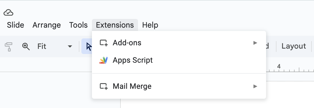 Connect the Mail Merge Google Add-On