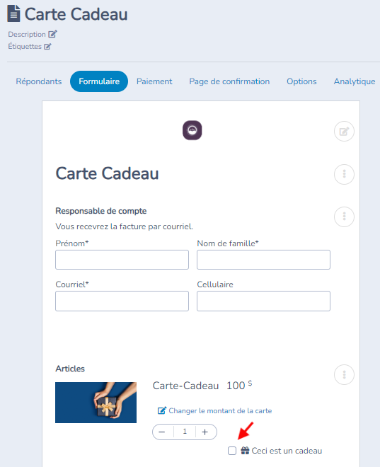 Cartes cadeaux — illustration