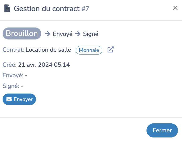 Gérer et suivre l'état de vos contrats