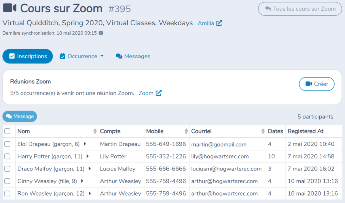 Donner des cours sur Zoom avec Amilia — illustration