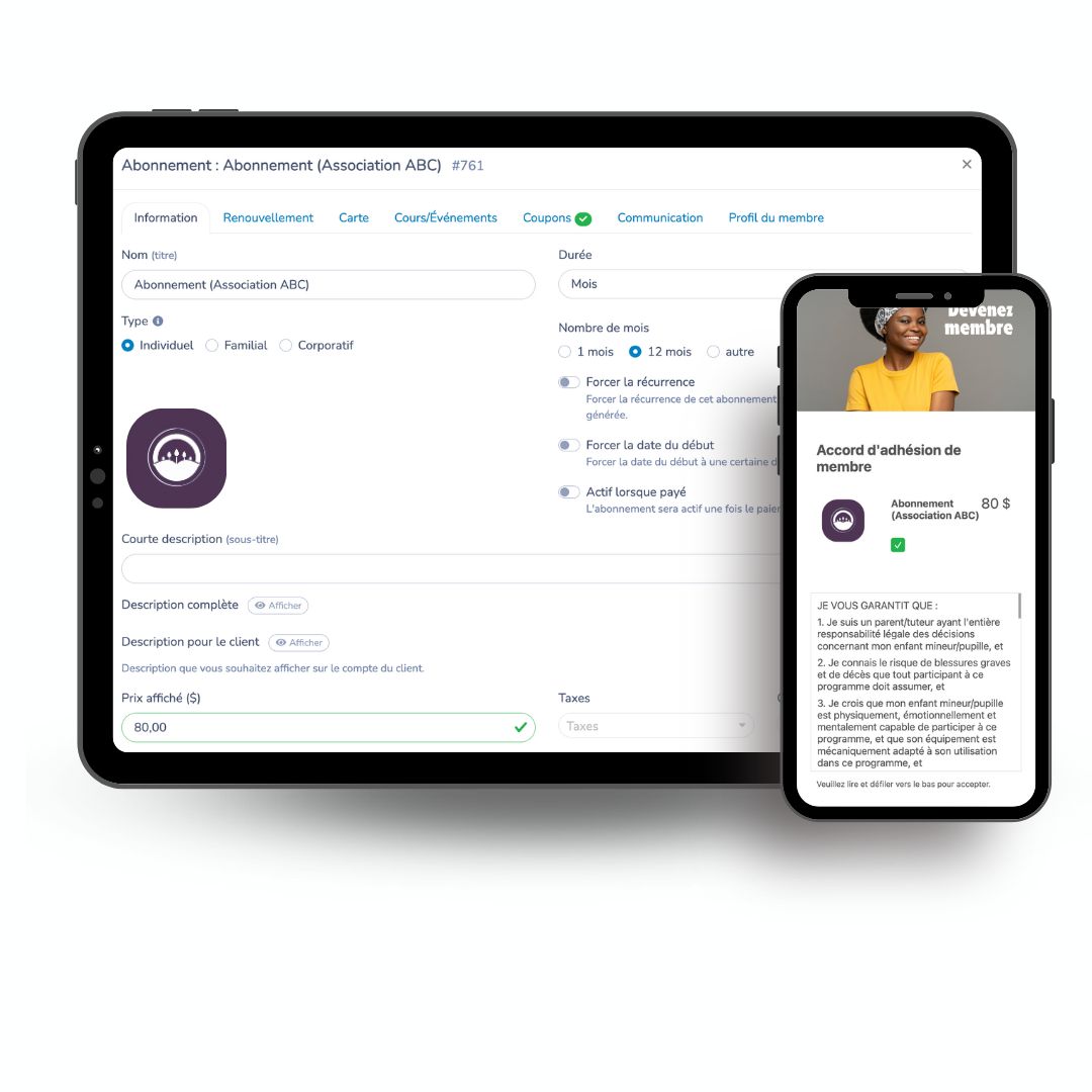 Simplifiez la gestion de vos membres