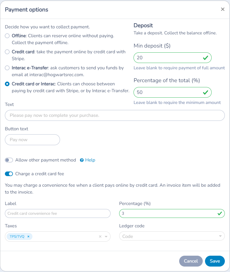 Payment methods — illustration