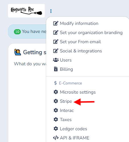 Configuring your Stripe Readers — screenshot