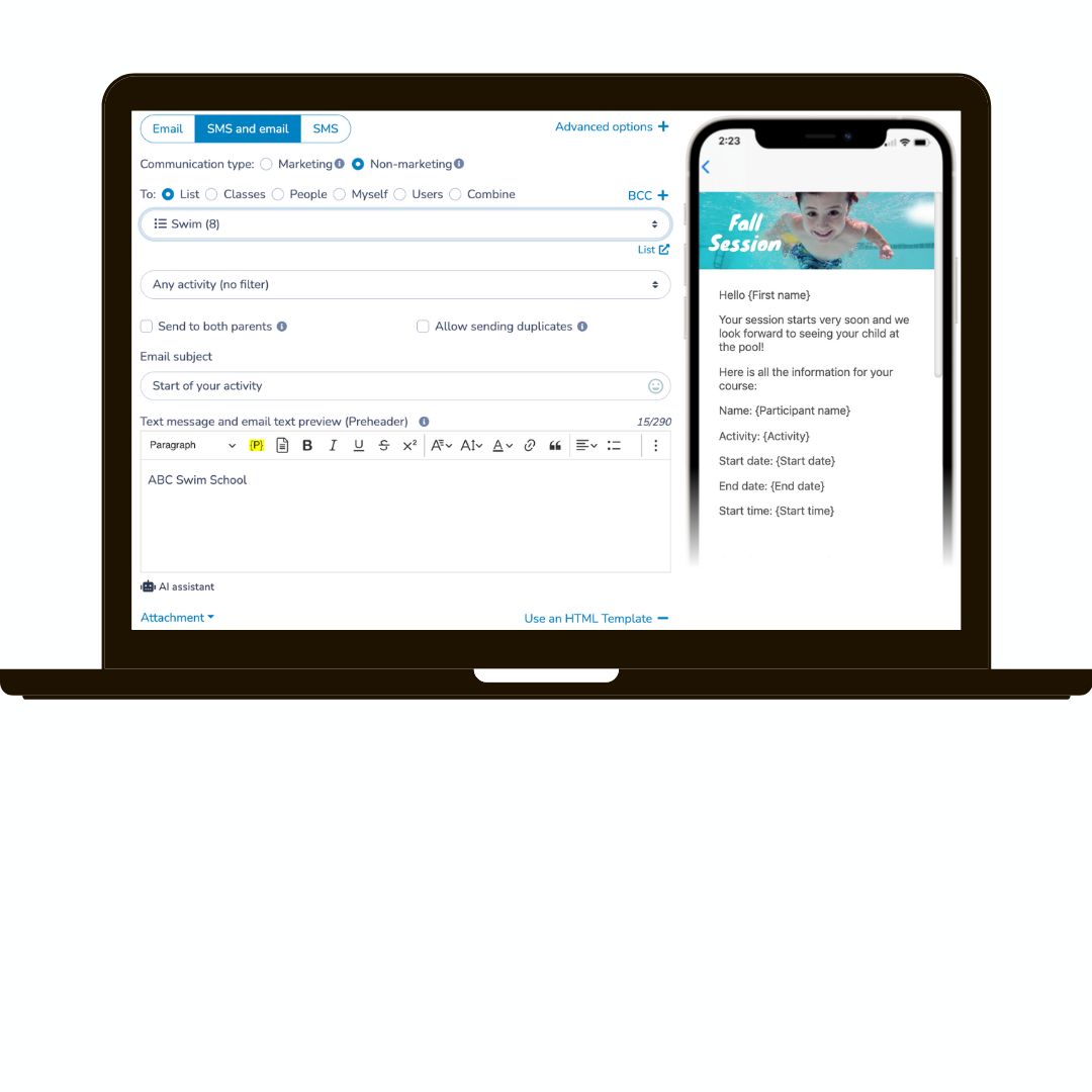 Personalized SMS and Email Notifications
