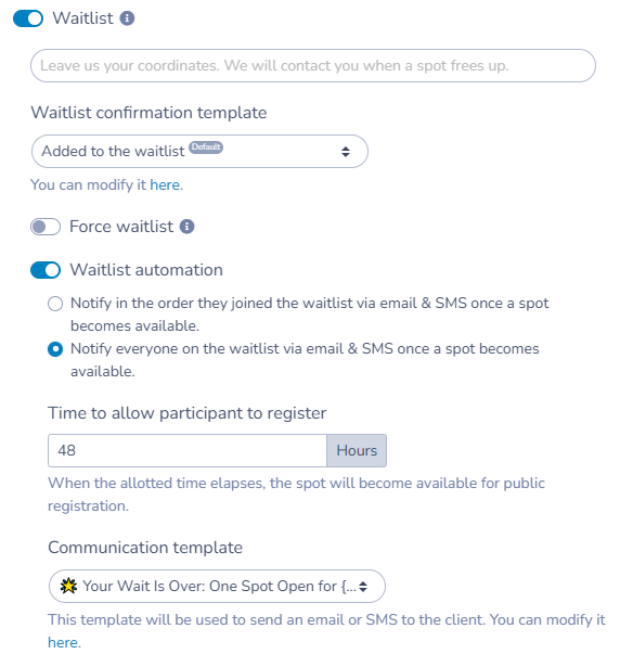 Add Additional Questions and Options