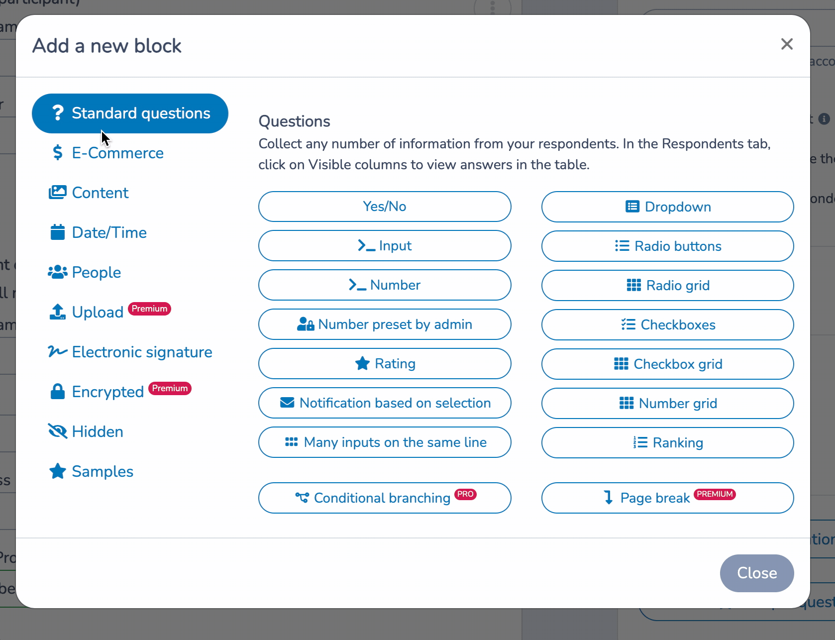 Customizing your summer camp registration form using Activity Messenger's question blocks
